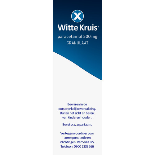 Witte Kruis Paracetamol 500mg Granulaat Sachets 10 stuks