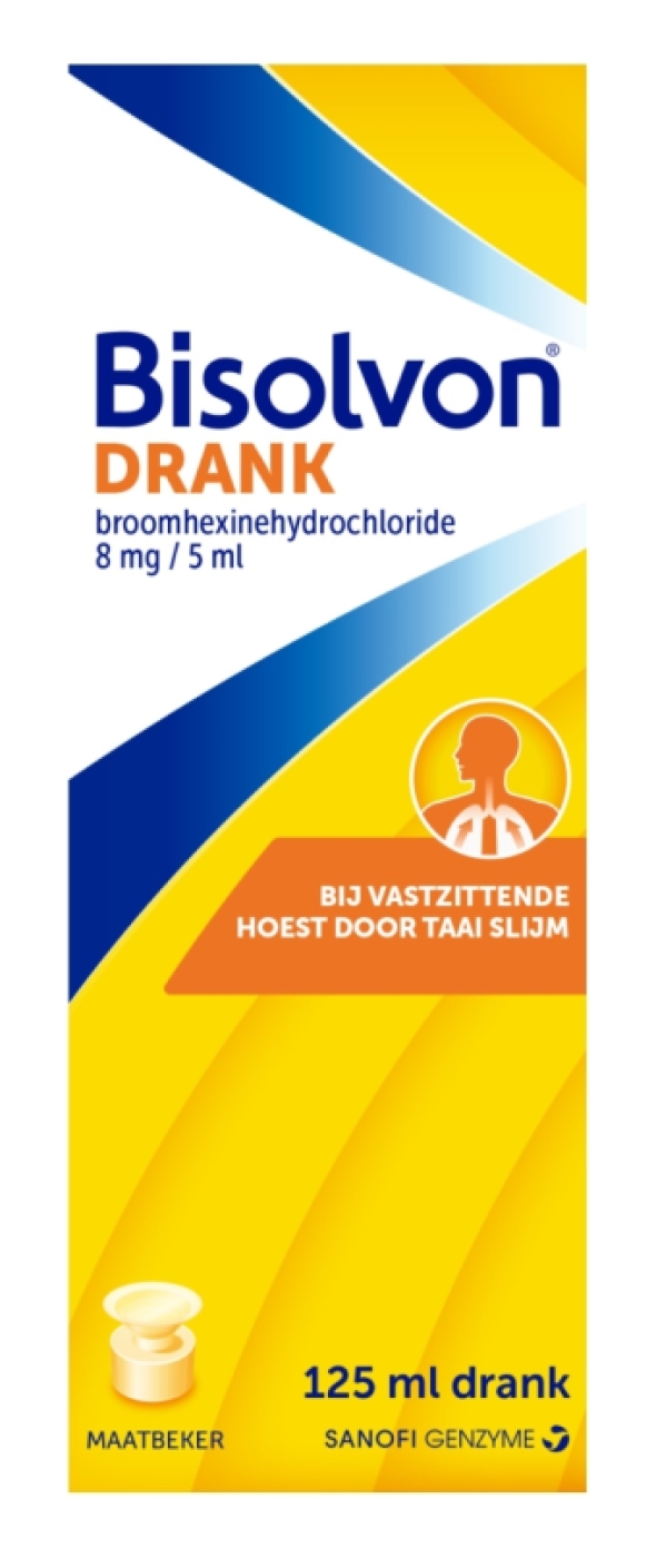 Bisolvon Broomhexine 8mg/5ml Drank 125ml