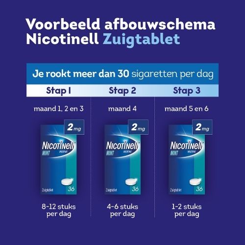 Nicotinell Mint Nicotine 1mg Zuigtabletten 96 stuks