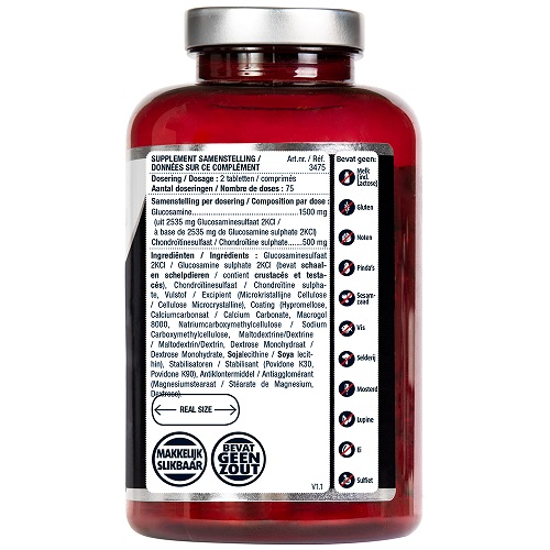 Lucovitaal Glucosamine Chondroïtine 1500/500mg Tabletten 150 stuks