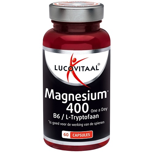 Lucovitaal Magnesium 400 Vitamine B6 & L-Tryptofaan Capsules 60 stuks