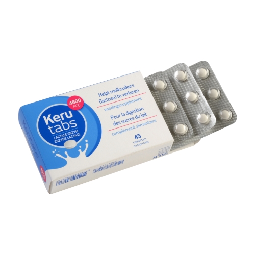Kerutabs Lactase Enzym Tabletten 45 stuks